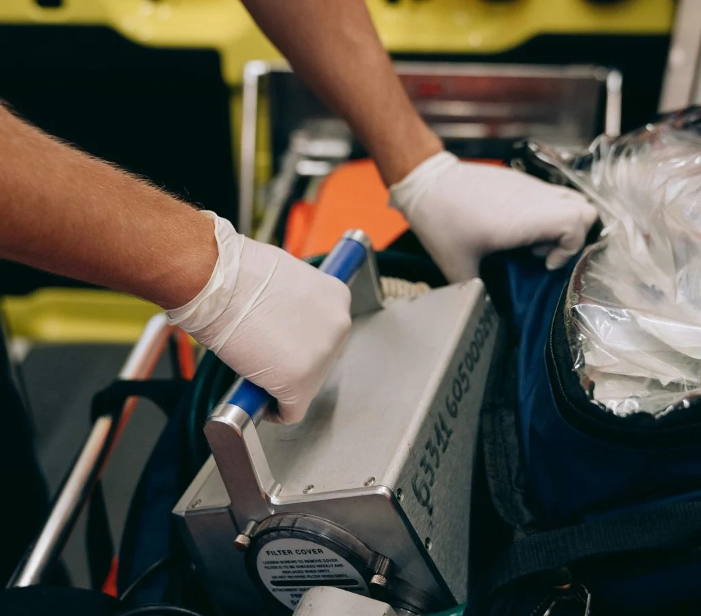 Image of a pet first aid kit with emergency response supplies